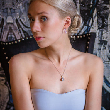 Georgini Luxe Velluto Earrings Pink / Silver - IE941P | Ice Jewellery Australia