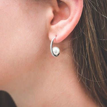 Georgini Heirloom Legacy Earrings Silver - IE967W | Ice Jewellery Australia