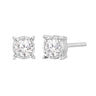 Ice Jewellery Stud Earrings with 0.33ct Diamond 9K White Gold | Ice Jewellery Australia