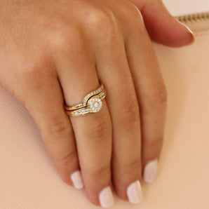 Ice Jewellery Ring with 0.20ct Diamond in 9K Yellow Gold -  IGR-33733-Y | Ice Jewellery Australia
