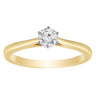 Ice Jewellery Diamond Solitaire Ring with 0.33ct Diamonds in 18K Yellow Gold - IGR-38249-033-18Y | Ice Jewellery Australia