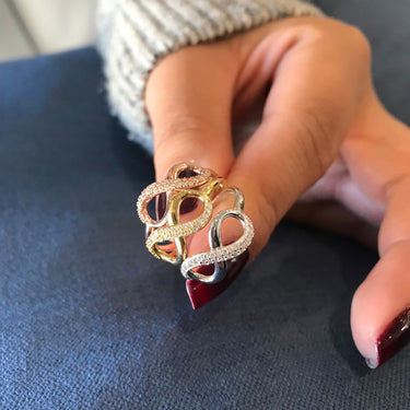 Georgini Forever Infinity Ring - Silver -  IR423W | Ice Jewellery Australia