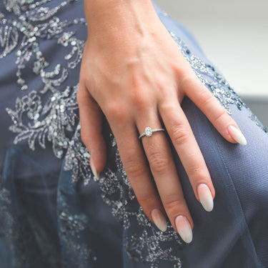 Georgini Aurora Glow Ring Silver -  IR480W | Ice Jewellery Australia