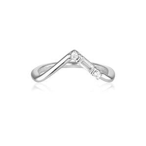 Georgini The Layered Edit Tiga Ring Silver -  IR494W | Ice Jewellery Australia