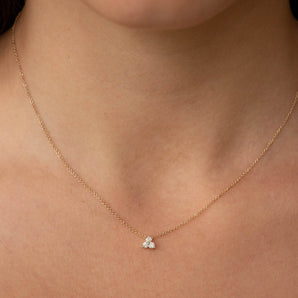 Ice Jewellery Diamond Necklace with 0.15ct Diamonds in 9K Yellow Gold - N-1518-015-Y | Ice Jewellery Australia