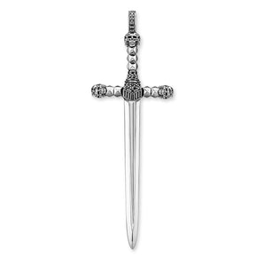 THOMAS SABO Black Cubic Zirconia Sword Pendant - PE777-643-11 | Ice Jewellery Australia