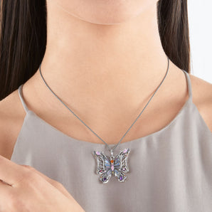 THOMAS SABO Pendant Butterfly Silver -  PE916-318-7 | Ice Jewellery Australia