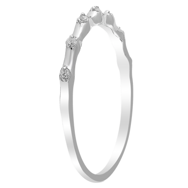 Ice Jewellery Ring with 0.05ct Diamonds in 9K White Gold -  R-41821-005-W | Ice Jewellery Australia