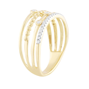 Diamond Rings - Yellow Gold Diamond Rings