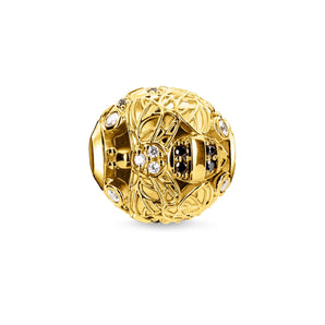 THOMAS SABO Bee Yellow Gold Plated Karma Bead - K0331-414-18 | Ice Jewellery Australia