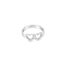 Ichu Two Hearts Ring - TP0403-5 | Ice Jewellery Australia
