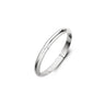 Ice Jewellery Tiny Treasures Sterling Silver Childrens Plain Bangle with Hinge Safety Chain 40mm - TTBG10 | Ice Jewellery Australia