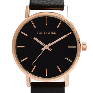 Tony + Will Small Classic Black Watch - TWT004ESRG/BLK/BLK | Ice Jewellery Australia