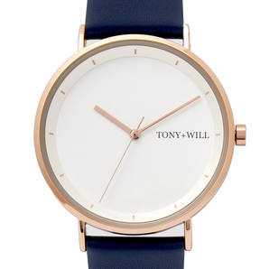 Tony + Will Lunar White/Navy Watch - TWT005ESRG/WHT/NAVY | Ice Jewellery Australia