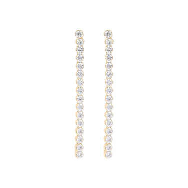 Bronzallure Altissima Golden Tennis Earrings - WSBZ00598Y.WY | Ice Jewellery Australia