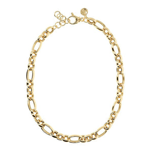Bronzallure Golden Large Link Short Necklace - WSBZ01221Y.Y | Ice Jewellery Australia