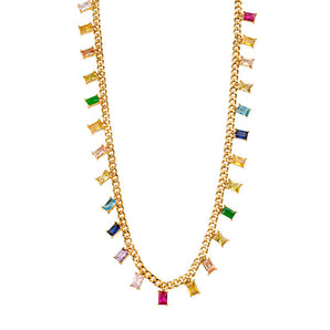 ZAHAR Jessie Yellow Gold Necklace - ZN0059 | Ice Jewellery Australia