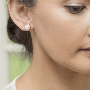 Ikecho Pearl Earrings - Ice Jewellery Australia