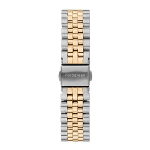 Nordgreen Philosopher 36mm Silver Two Tone Bracelet Watch