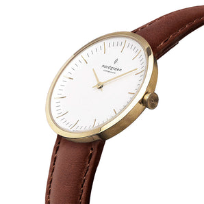 Nordgreen Infinity 32mm Brown Watch