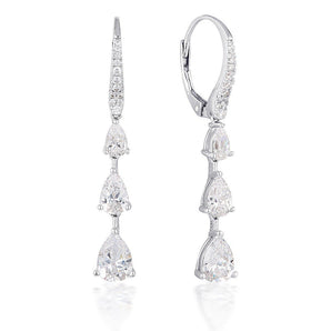 Georgini Chantelle Triple Teardrop Earring - 1 - IE822 | Ice Jewellery Australia