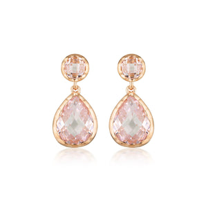 Georgini Luxe Nobile Earrings Pink / Rose Gold - IE943P | Ice Jewellery Australia