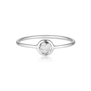 Georgini Eos White Topaz Silver Ring -  IR464W | Ice Jewellery Australia