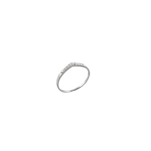 Ichu Cubic Zirconia Point Ring - JP0803-5 | Ice Jewellery Australia