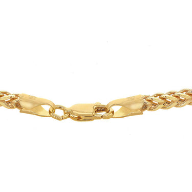 9K Yellow Gold Square Spiga Chain 55 cm