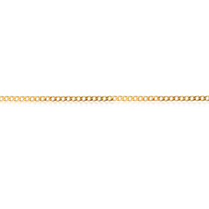 9ct Yellow SOLID Gold Curb Chain 80 gauge in 55cm