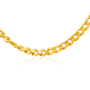 9ct Yellow Gold 45cm 60 Gauge Curb Chain