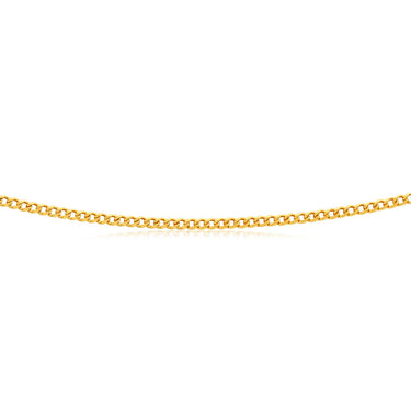 9ct Yellow Solid Gold 50cm 70 Gauge Curb Chain