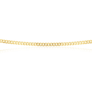 9ct Yellow Gold 55cm 170 Gauge Curb Chain