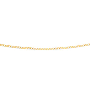 9ct Yellow Gold 40cm 70 Gauge Curb Chain