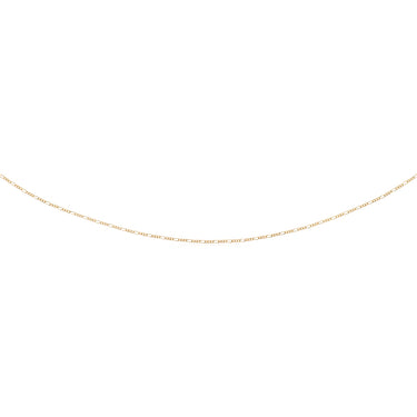 9ct Yellow Solid Gold Fashionable Figaro Chain