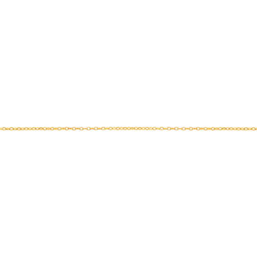 9ct Yellow Gold Silver Filled Oval Link Belcher 50 Gauge Chain in 45cm
