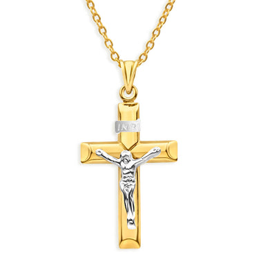 9ct Yellow Gold & White Gold Stylish Pendant