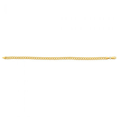9ct Yellow Gold Copper Filled Curb Bracelet 120Gauge