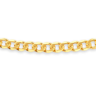 9ct Yellow Solid Gold 50cm 200 Curb Chain