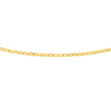 9ct Yellow Solid Gold Dazzling Anchor 50cm Chain
