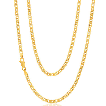 9ct Radiant Yellow Solid Gold Anchor Chain