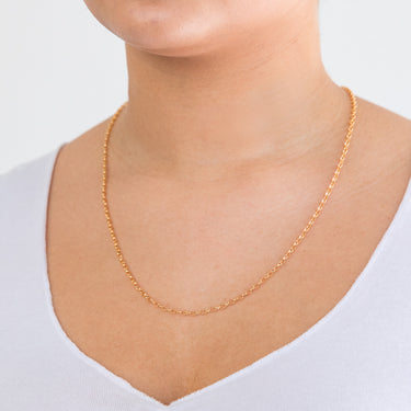 9ct Yellow Solid Gold Enticing Belcher Chain