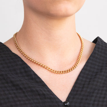 9ct Yellow Solid Gold 180 Gauge Boltring Curb Chain