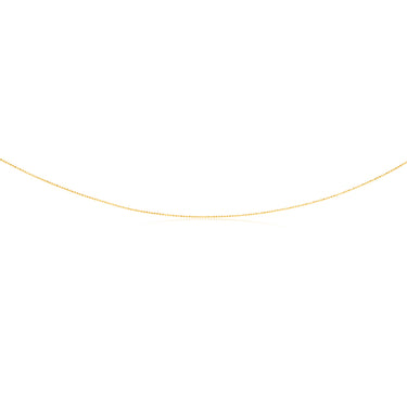 9ct Yellow Gold Dicut Balls 45cm Chain