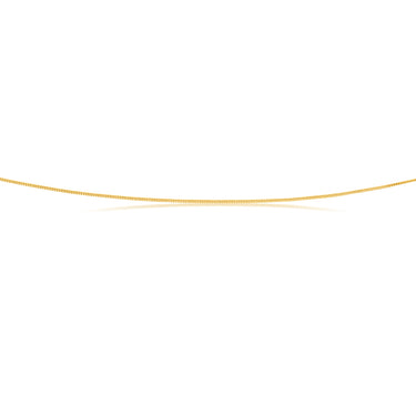 9ct Yellow Gold 45cm Curb Chain 9Y