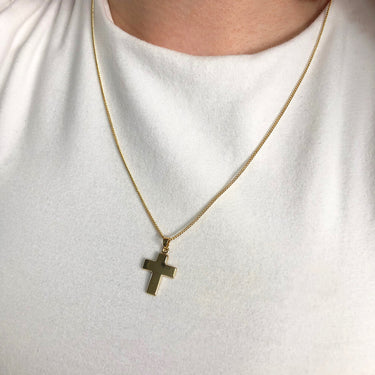 9ct Yellow Gold Cross Pendant