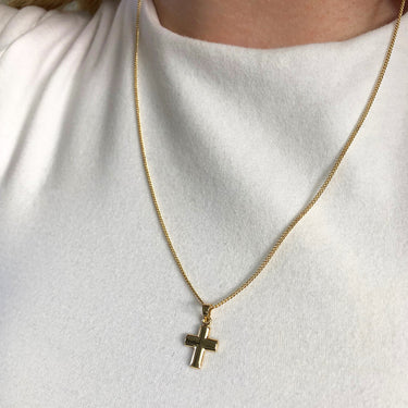 9ct Yellow Gold Cross Pendant