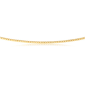 9ct Yellow Gold 45cm Curb Chain