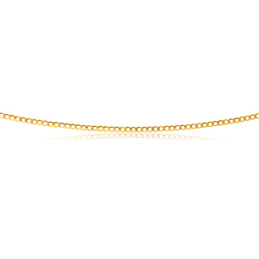 9ct Yellow Gold 45cm Curb Chain