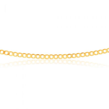 9ct Yellow Gold 45cm Curb Chain
